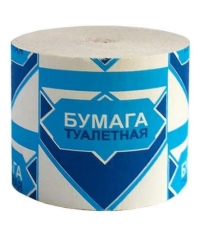 Туалетная бумага 1-слойная Новая линия Варенка без втулки