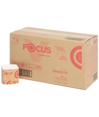Туалетная бумага листовая Focus 2-слойная 23×10.8 см V-сложение 250 л.
