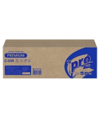 Туалетная бумага листовая PROtissue Premium С249 2-слойная V-сложение 21×11 см 250 л.