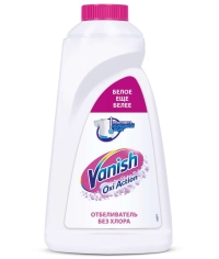 Пятновыводитель Vanish Oxi Action для белого белья 1 л