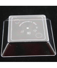 Фуршетная форма Малая тарелка полистирол 45 мл Прозрачная