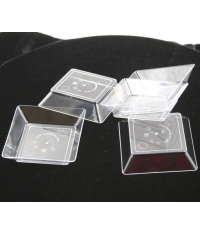 Фуршетная форма Малая тарелка полистирол 45 мл Прозрачная