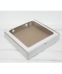Коробка для пирога с окном Бел.-Крафт 300×300×60 мм