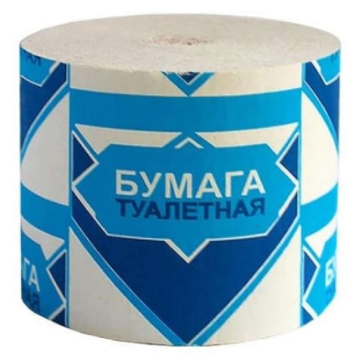 Туалетная бумага 1-слойная Новая линия Варенка без втулки