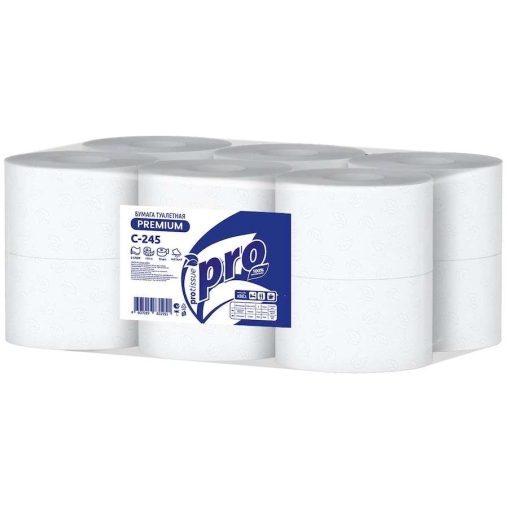 Туалетная бумага 2-слойная PROtissue Premium С245 в рулоне 120 м