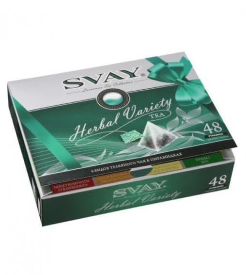 Чай травяной SVAY Herbal Variety 48 п. (пирамидка)