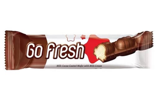 Вафли глазированные Go Fresh Milky с молочной начинкой 20 г