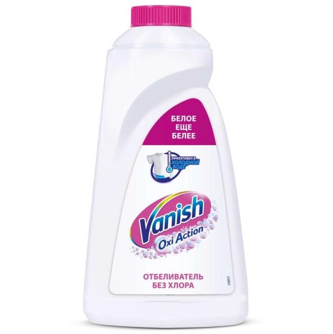 Пятновыводитель Vanish Oxi Action для белого белья 1 л