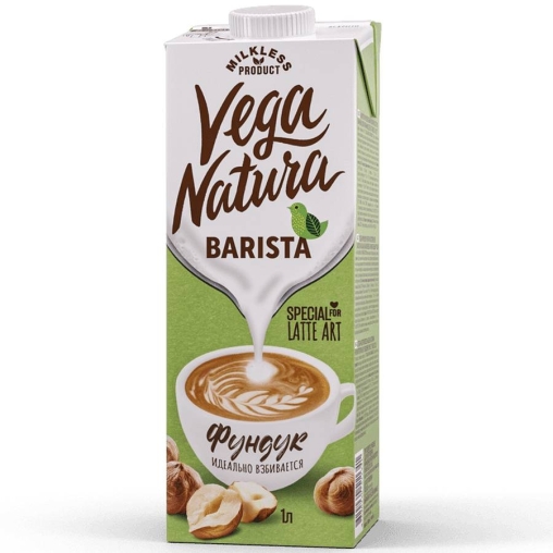 Напиток Vega Natura BARISTA Фундук 2,1% тетрапак с крышкой 1000 мл