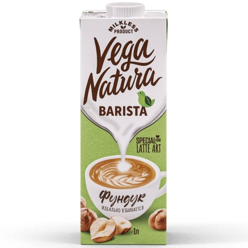 Напиток Vega Natura BARISTA Фундук 2,1% тетрапак с крышкой 1000 мл