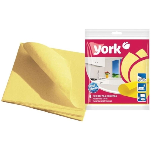 Салфетки хозяйственные York 35×35 см вискозные 3 шт. Салфетки хозяйственные York 35×35 см вискозные 3 шт.