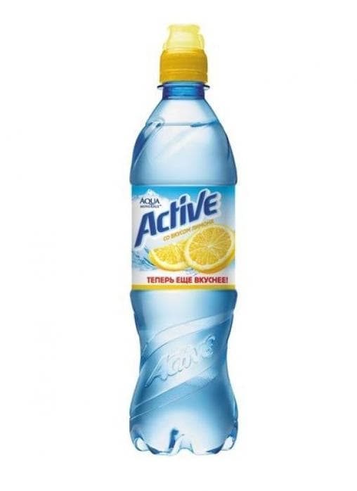 Aqua Minerale Актив Active лимон вода 600 мл ПЭТ
