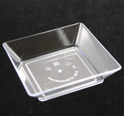 Фуршетная форма Малая тарелка полистирол 45 мл Прозрачная