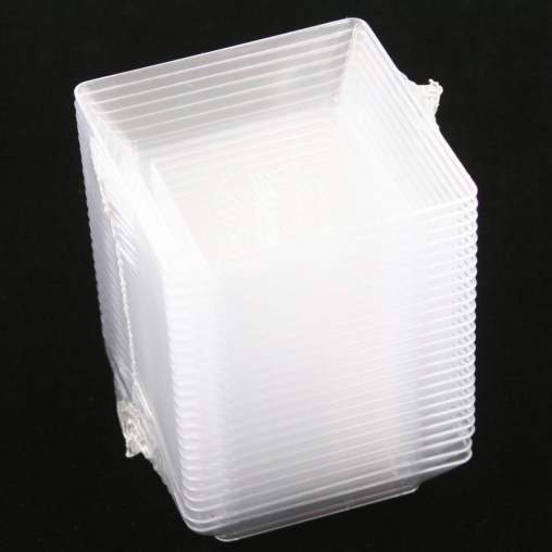 Фуршетная форма Малая тарелка полистирол 45 мл Прозрачная