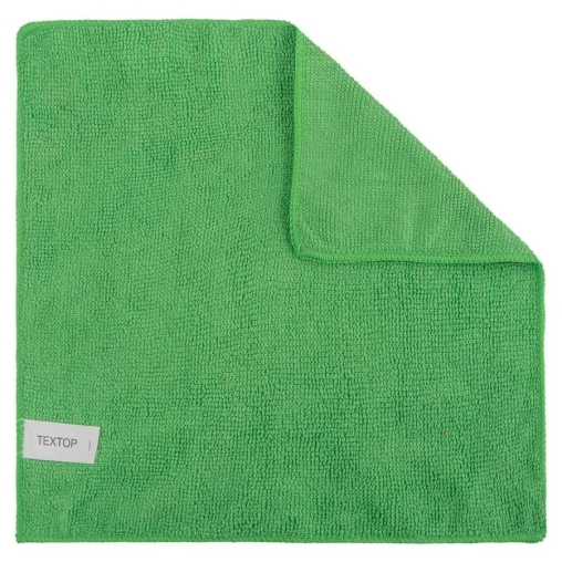 Салфетка из микрофибры Textop Зеленая 29×29 см