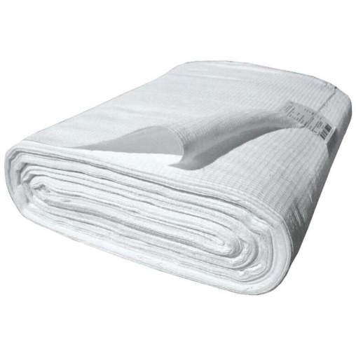 Полотно вафельное 40 см ×10 м Белое 150 г/м²