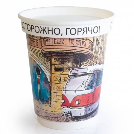 Крышка для стакана бумажная Белая HOT d=90