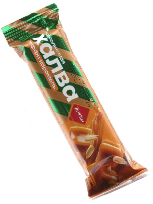 Халва Тимоша подсолнечная Тоффи Карамель 50 г