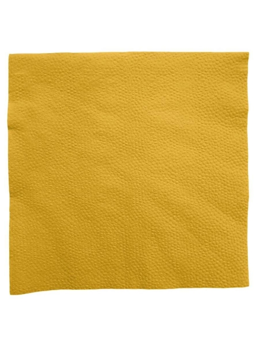 Салфетки бумажные Желтые 24×24 см 400 шт.