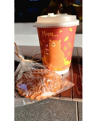 Стакан бумажный 2-слойный ProstoKap Мишка бордовый d=90 350 мл отзыв № 63970138-0041-1 от 16.10.2025 18:20:18 фото № 1