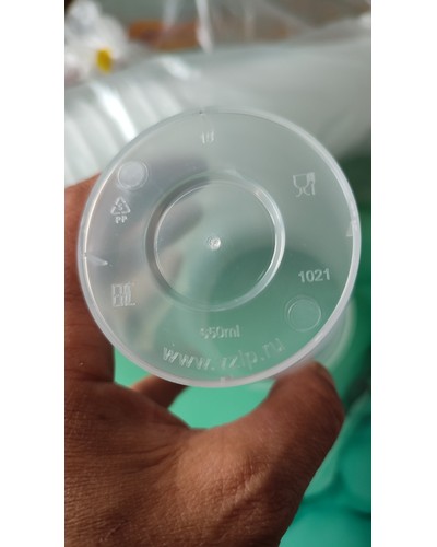 Стакан PP прозрачный матовый d=90 650 мл отзыв № 80243102-0165-2 от 16.09.2025 09:01:00 фото № 3