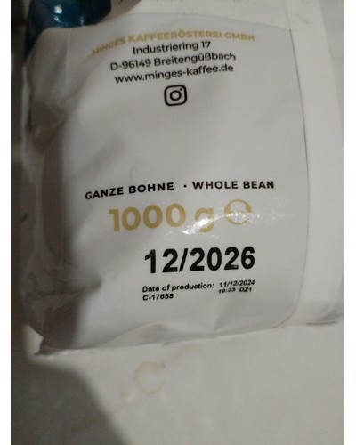 Кофе в зернах Minges Espresso Barista 1000 г отзыв № 34324808-0122-3 от 07.05.2025 04:21:28 фото № 3