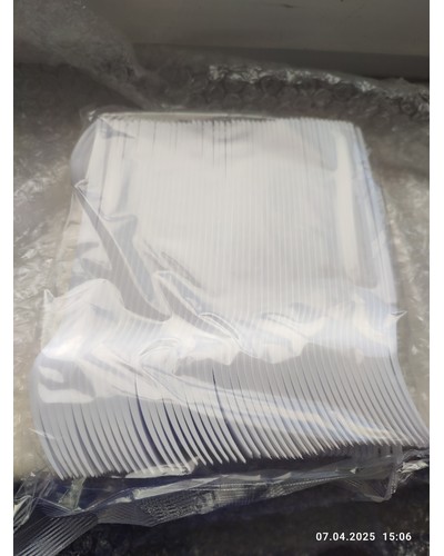 Вилка столовая компакт Эконом Белая 165 мм по 100 шт. отзыв № 42113473-0709-1 от 09.04.2025 20:20:24 фото № 4