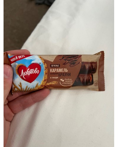 Печенье Любятово сахарное с карамелью со вкусом брауни в глазури 50 г отзыв № 46386160-0168-1 от 22.11.2025 06:44:50 фото № 3