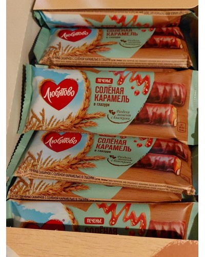 Печенье Любятово сахарное Соленая карамель в глазури 50 г отзыв № 49875044-1589-1 от 25.11.2025 11:06:52 фото № 2