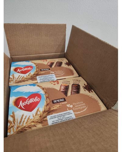 Печенье Любятово сахарное Соленая карамель в глазури 50 г отзыв № 0131900891-0385-1 от 07.10.2025 13:30:39 фото № 3