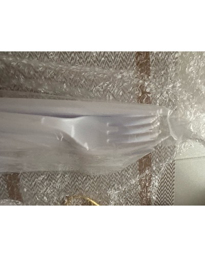 Вилка столовая компакт Эконом Белая 165 мм по 100 шт. отзыв № 35238260-0275-3 от 24.04.2025 16:06:47 фото № 1