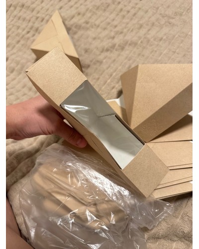 Треугольная упаковка для сэндвича OSQ SANDWICH 40 Крафт картон 126×126×40 мм отзыв № 31539266-0909-1 от 27.06.2025 21:03:02 фото № 2