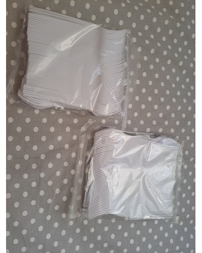 Вилка столовая компакт Эконом Белая 165 мм по 100 шт. отзыв № 63590843-0217-1 от 19.08.2025 14:54:54 фото № 2