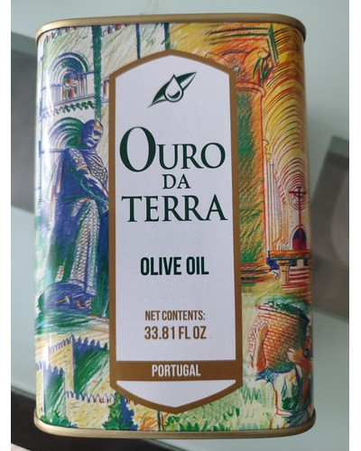 Масло OURO DA TERRA оливковое раф. с добавлением масла оливкового нераф. ж/б 1000 мл отзыв № 03070830-1453-1 от 13.06.2025 10:28:33 фото № 1