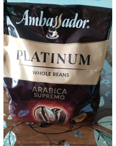 Кофе в зернах Ambassador Platinum Arabica Supremo 1000 г отзыв № 0102433517-0466-1 от 12.07.2025 06:27:03 фото № 2