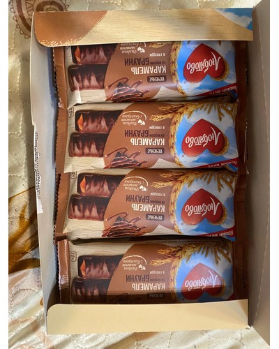 Печенье Любятово сахарное с карамелью со вкусом брауни в глазури 50 г отзыв № 74802094-0229-3 от 20.11.2025 15:33:23 фото № 2