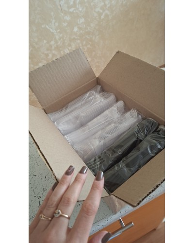 Вилка столовая PS Премиум 180 мм Прозрачная отзыв № 08277774-1053-1 от 06.09.2025 10:15:48 фото № 2