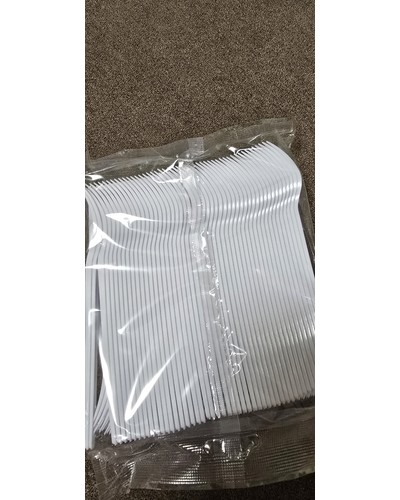 Вилка столовая компакт Эконом Белая 165 мм по 100 шт. отзыв № 42113473-0709-1 от 05.04.2025 05:10:12 фото № 2