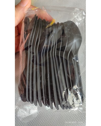 Ложка чайная PP Чёрная матовая 125 мм отзыв № 58330598-0248-1 от 30.09.2025 07:20:42 фото № 1