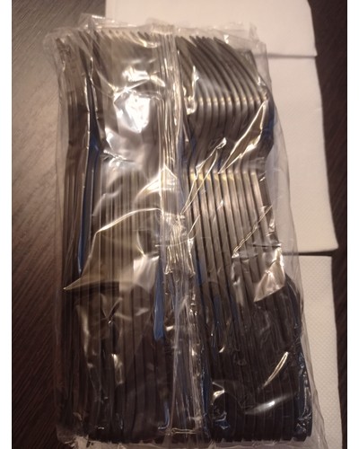 Вилка столовая PS Премиум 180 мм Черная № 32586454-1562-1 07.03.2025 16:44:44 фото № 1