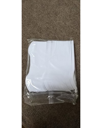 Вилка столовая компакт Эконом Белая 165 мм по 100 шт. отзыв № 42113473-0709-1 от 05.04.2025 05:10:12 фото № 3