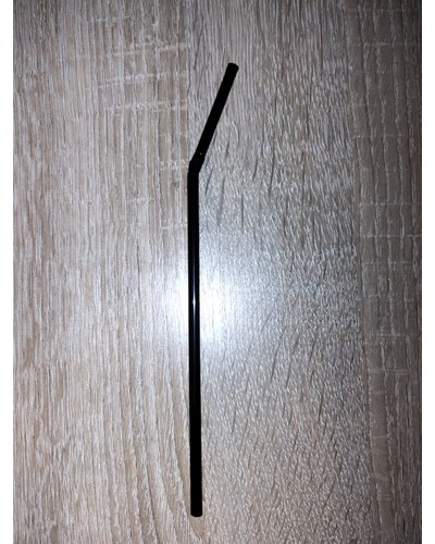 Пластиковые трубочки Черные с изгибом 210 мм d=5 мм отзыв № 0111653530-1345-1 от 22.08.2025 16:00:54 фото № 3