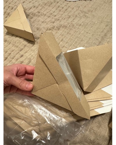 Треугольная упаковка для сэндвича OSQ SANDWICH 40 Крафт картон 126×126×40 мм отзыв № 31539266-0909-1 от 27.06.2025 21:03:02 фото № 1