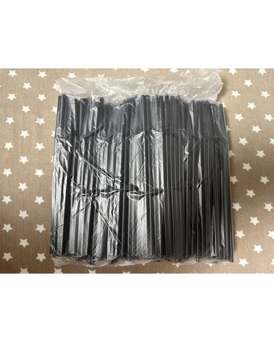 Пластиковые трубочки Черные с изгибом 210 мм d=5 мм отзыв № 59032811-0514-4 от 24.08.2025 18:53:01 фото № 2