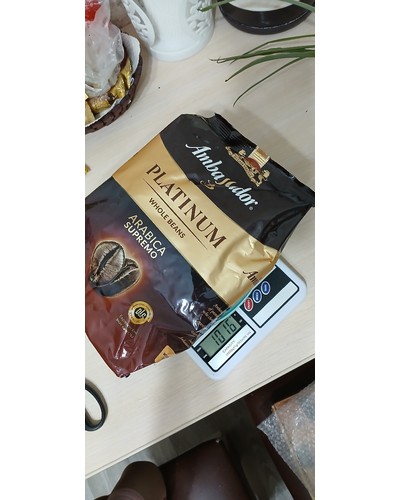 Кофе в зернах Ambassador Platinum Arabica Supremo 1000 г отзыв № 0142703876-0066-1 от 05.08.2025 09:08:42 фото № 3