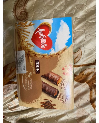 Печенье Любятово сахарное с карамелью со вкусом брауни в глазури 50 г отзыв № 74802094-0229-3 от 20.11.2025 15:33:23 фото № 1