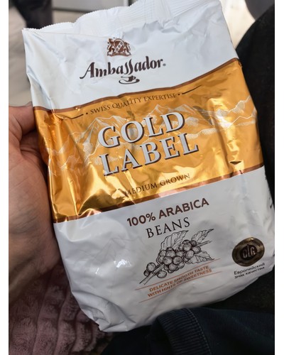 Кофе в зернах Ambassador Gold Label 1000 г отзыв № 0105748264-0285-1 от 27.09.2025 12:52:18 фото № 1