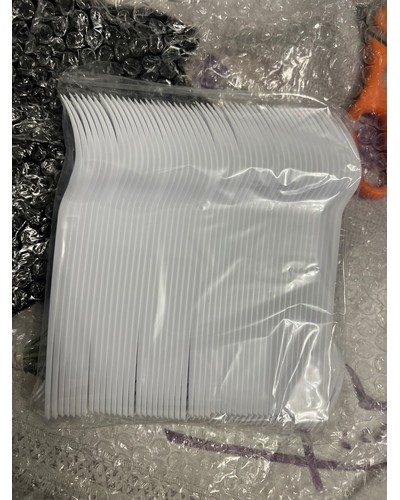 Вилка столовая компакт Эконом Белая 165 мм по 100 шт. отзыв № 42113473-0709-1 от 04.04.2025 20:58:35 фото № 1