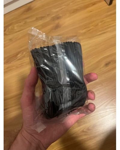 Ложка чайная PP Чёрная матовая 125 мм отзыв № 58330598-0248-1 от 01.10.2025 20:08:59 фото № 1