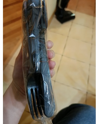 Вилка столовая PS Премиум 180 мм Черная № 10817291-1234-1 28.03.2025 15:24:58 фото № 1